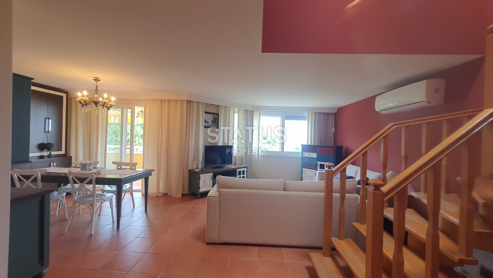 Apartment 3+1 in Kargicak area with sea view, 200 m2 фото 17