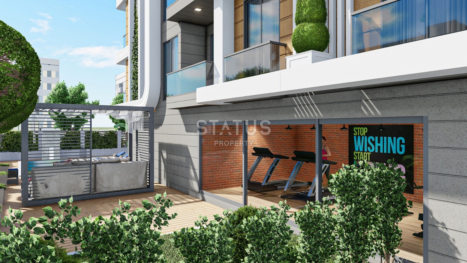 Новый строящийся комплекс в центре Алании, 45-115 м2 фото 17