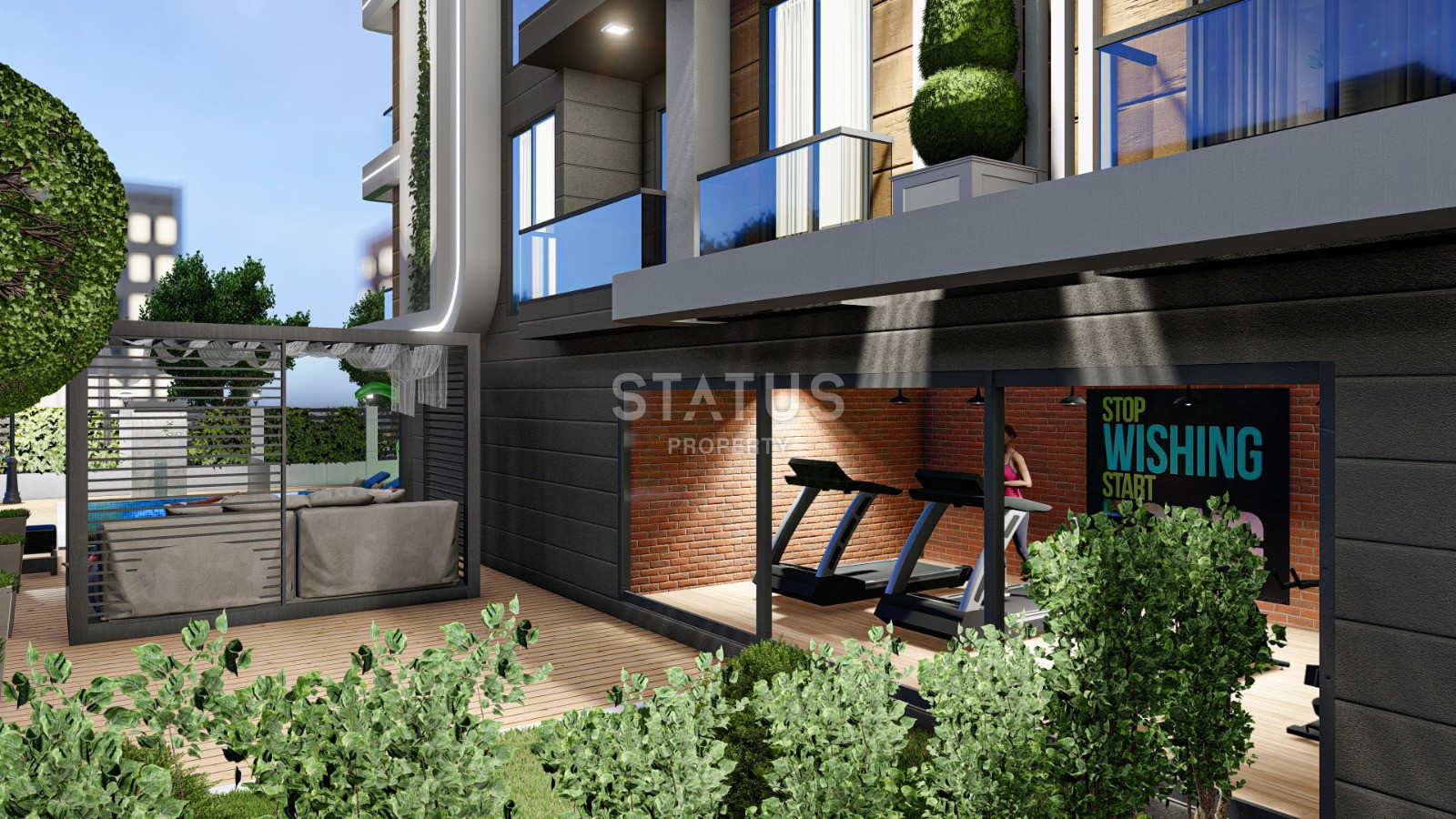 Новый строящийся комплекс в центре Алании, 45-115 м2 фото 20