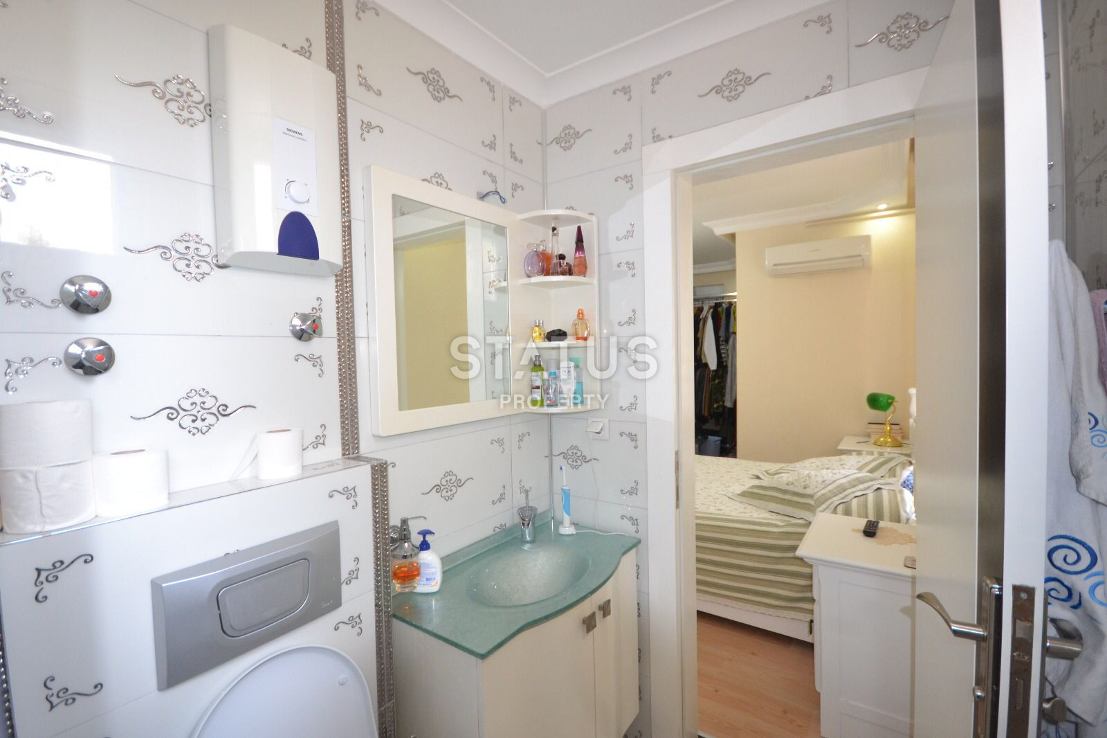 Четырёхкомнатная меблированная квартира в первой береговой линии на пляже Клеопатра, 125м2 фото 9