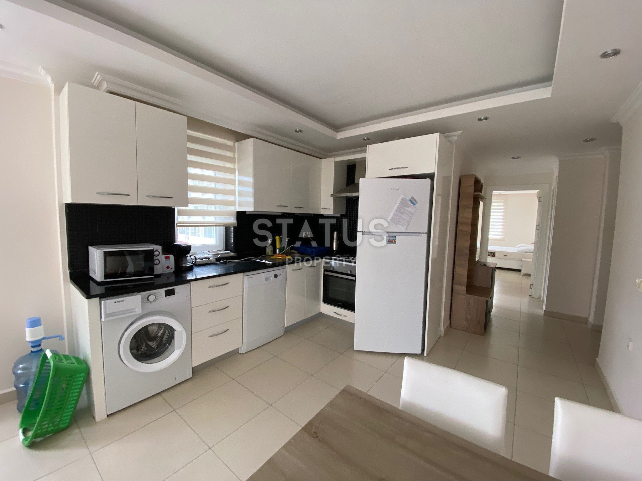 Трёхкомнатная меблированная квартира в известном ЖК в Авсалларе. 70м2 фото 5