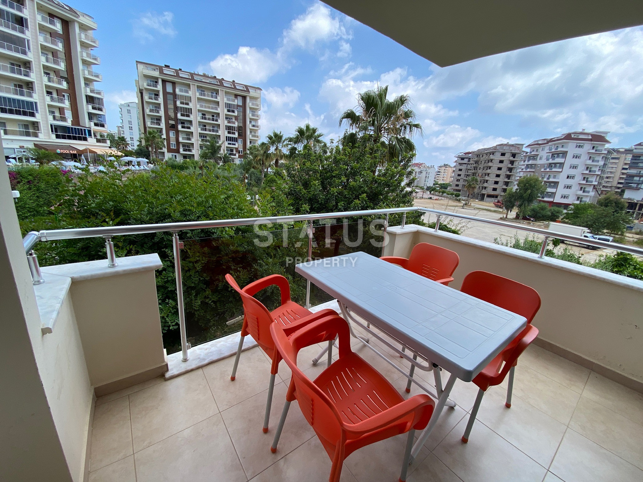 Трёхкомнатная меблированная квартира в известном ЖК в Авсалларе. 70м2 фото 8