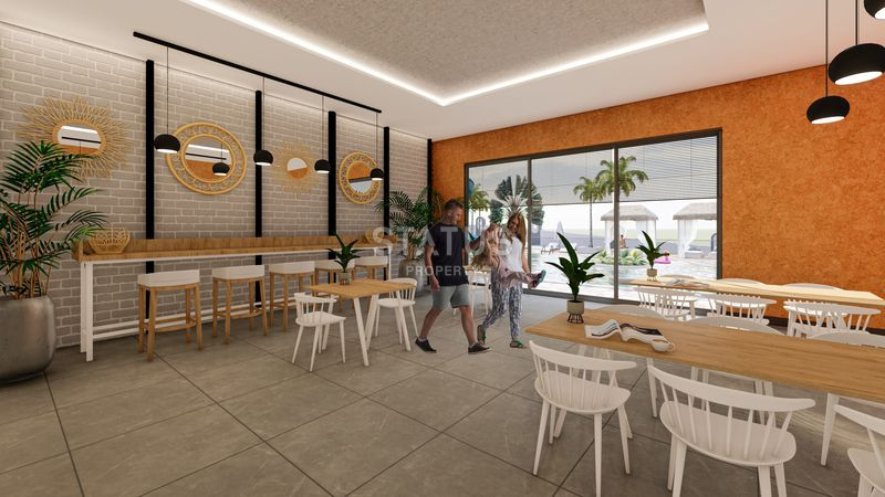 Дуплекс 2+1 в комплексе с отельной инфраструктурой в Авсалларе. фото 5