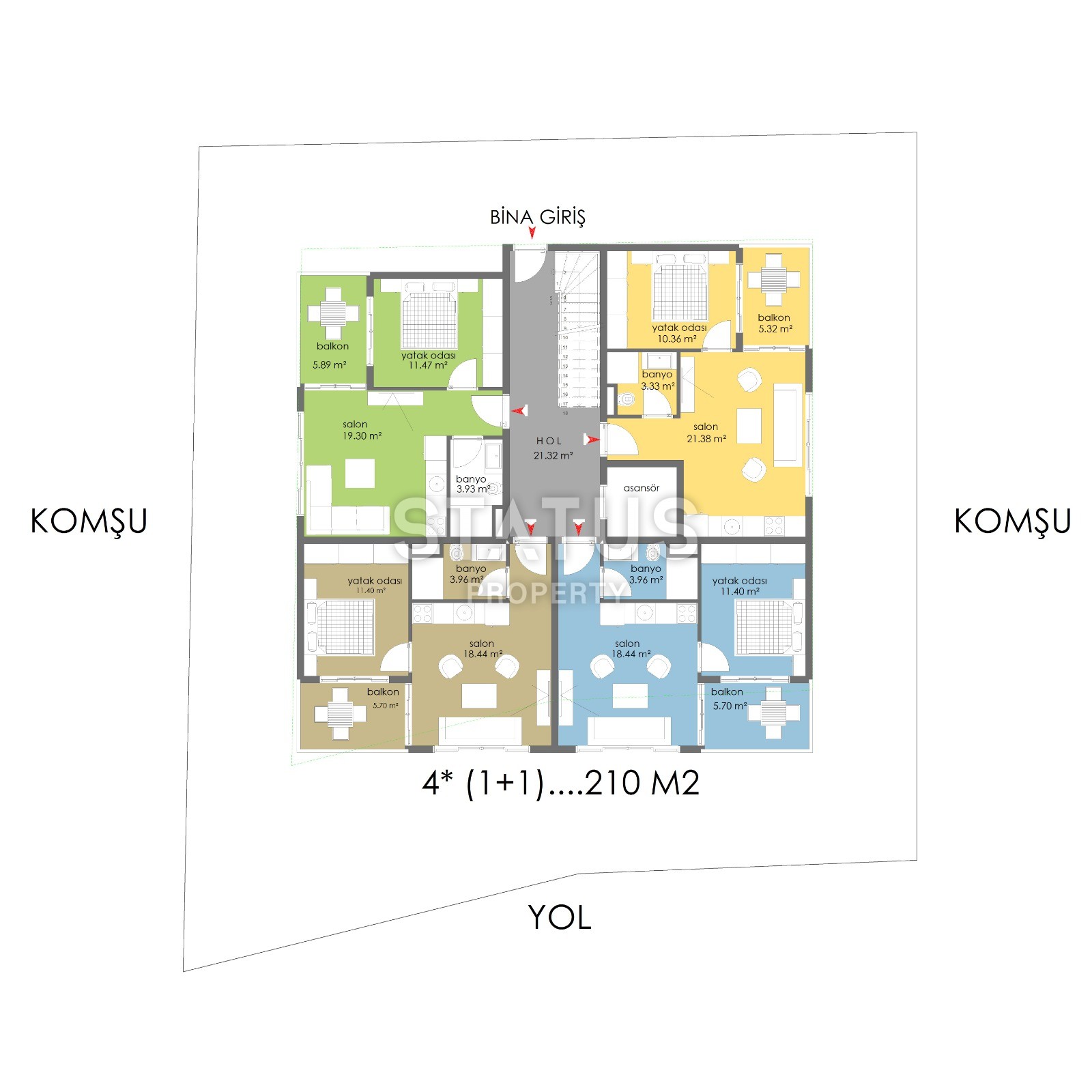 Новый инвестиционный проект через дорогу от пляжа Клеопатры! фото 7