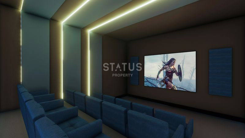 Проект долевого строительства в Авсалларе с полной инфраструктурой, частным пляжем, трансфером до моря. 64м2 – 119м2 фото 9