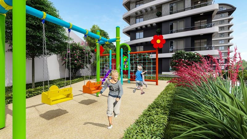 Проект долевого строительства в Авсалларе с полной инфраструктурой, частным пляжем, трансфером до моря. 64м2 – 119м2 фото 10