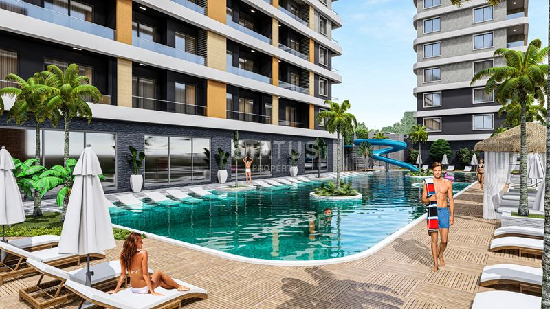 Проект долевого строительства в Авсалларе с полной инфраструктурой, частным пляжем, трансфером до моря. 64м2 – 119м2 фото 18