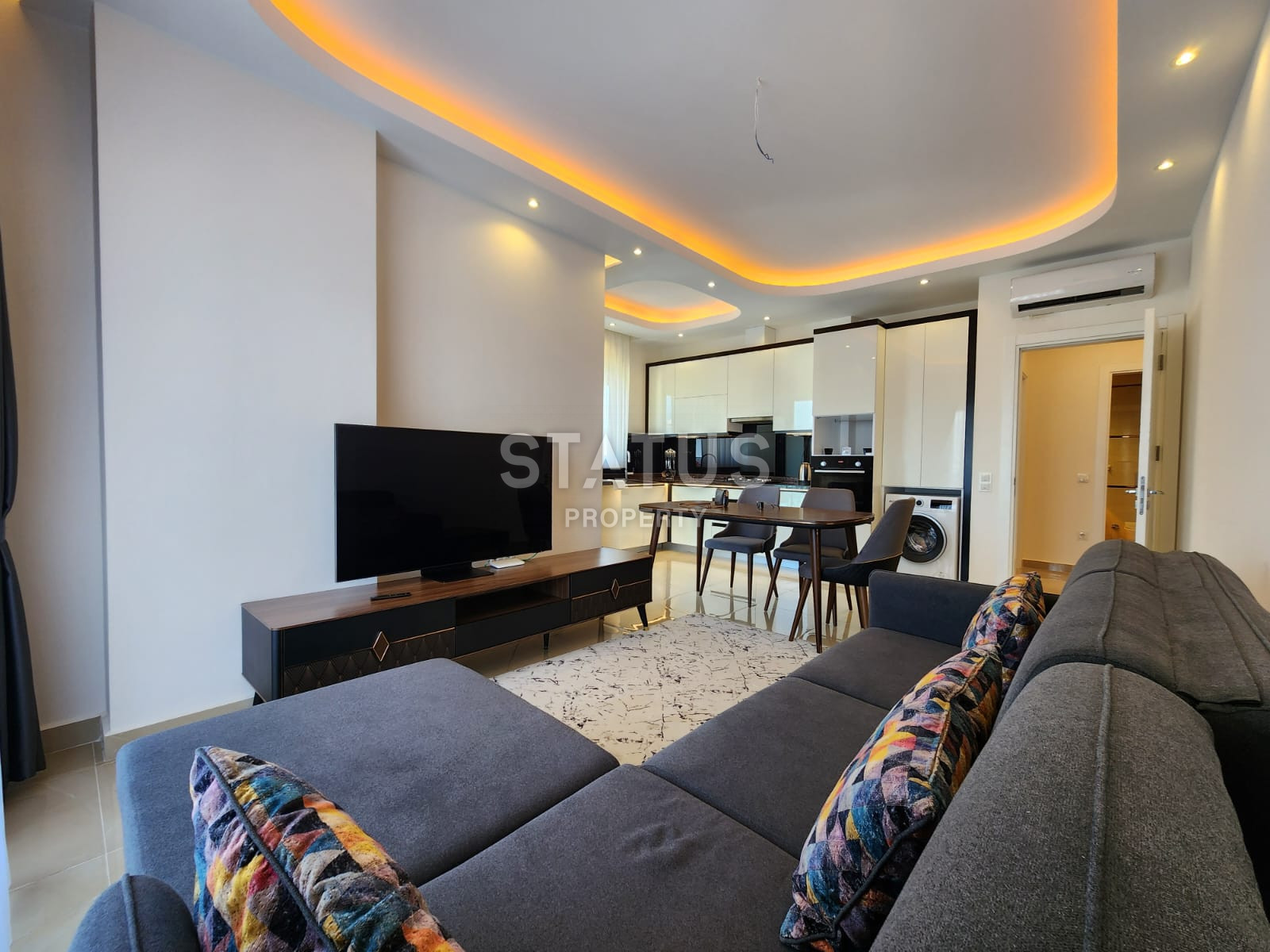 Апартаменты планировки 1+1 в шикарном комплексе с видом на море и горы, 76м2 фото 13