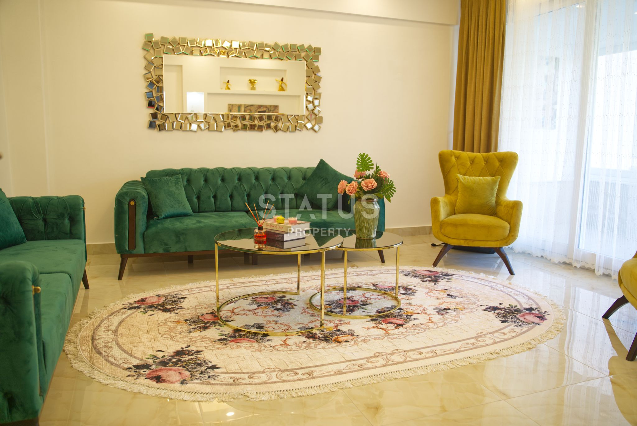 Bright three-room apartment in the center of Alanya, 100 m2 фото 16