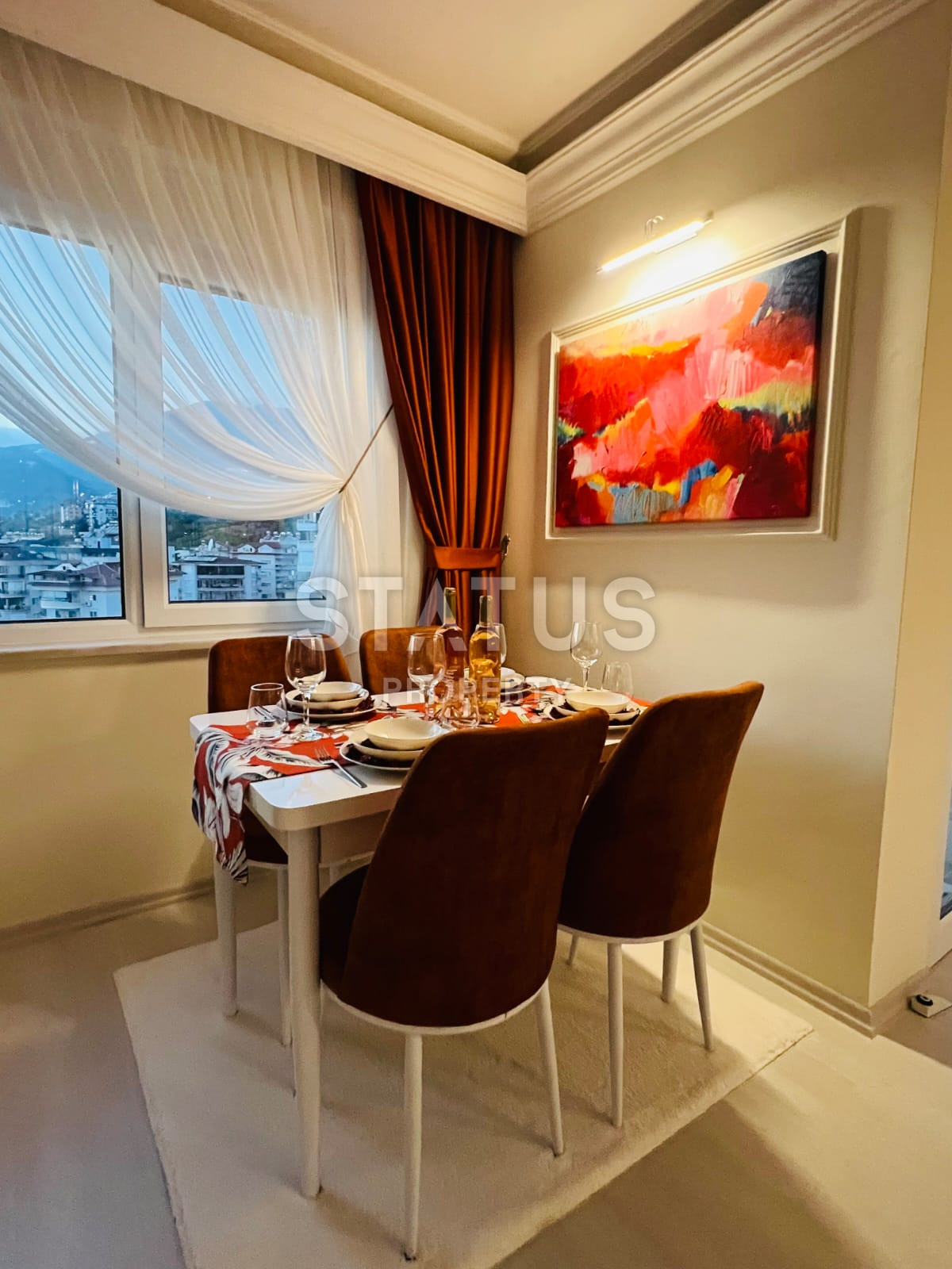 Three-room furnished apartment in a complex with a rich infrastructure in Cikcilli. 100m2 фото 4