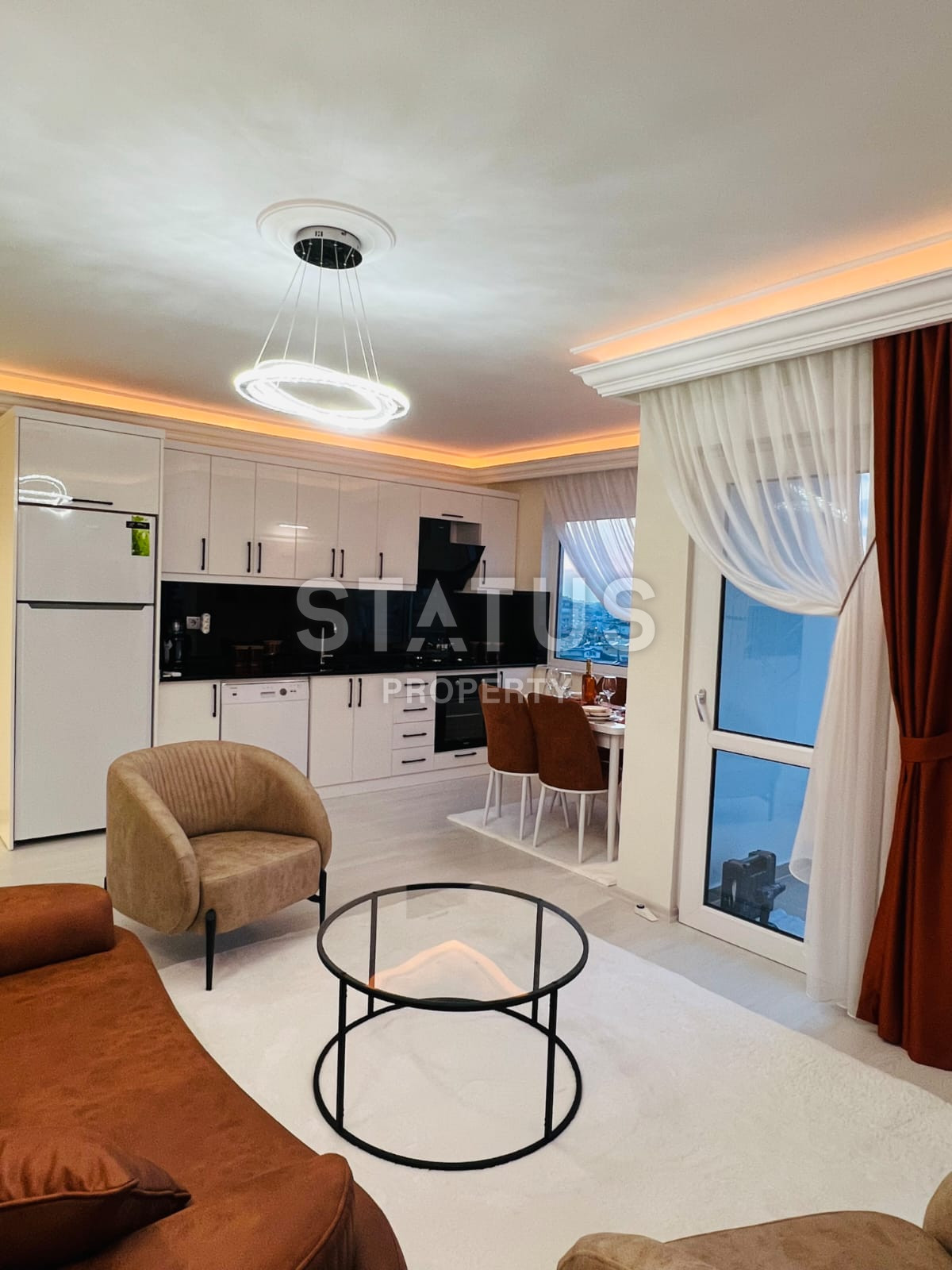 Three-room furnished apartment in a complex with a rich infrastructure in Cikcilli. 100m2 фото 5