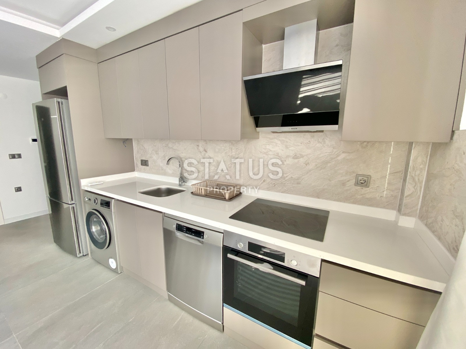 Двухкомнатная меблированная квартира в 150м от пляжа Клеопатра. 50м2 фото 7