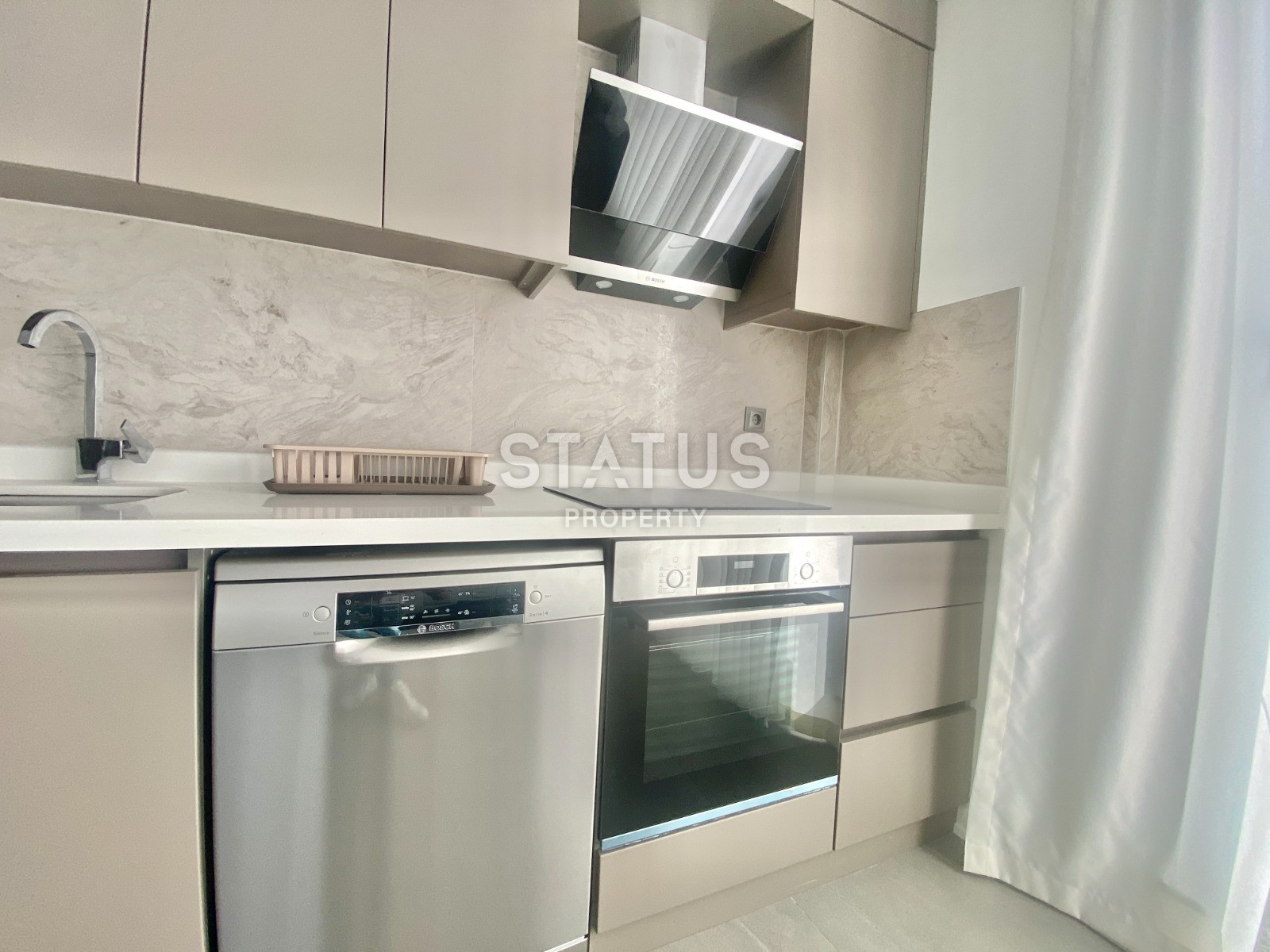 Двухкомнатная меблированная квартира в 150м от пляжа Клеопатра. 50м2 фото 11