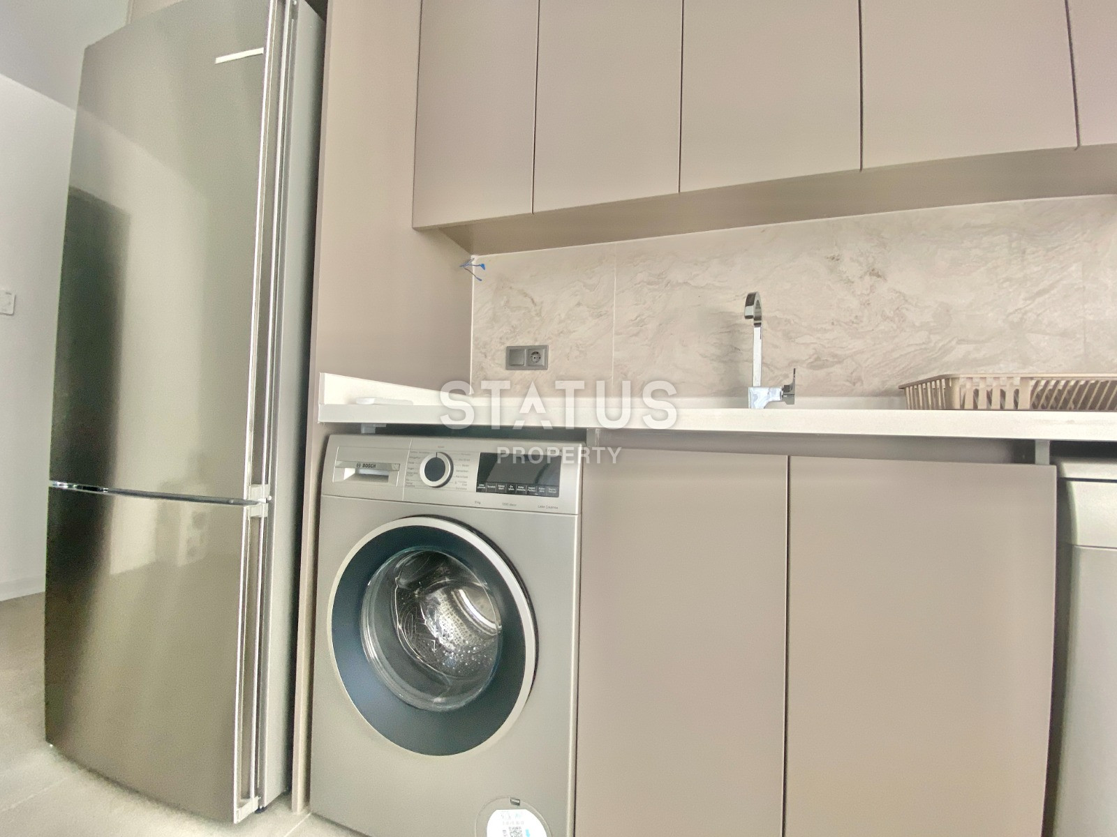 Двухкомнатная меблированная квартира в 150м от пляжа Клеопатра. 50м2 фото 12