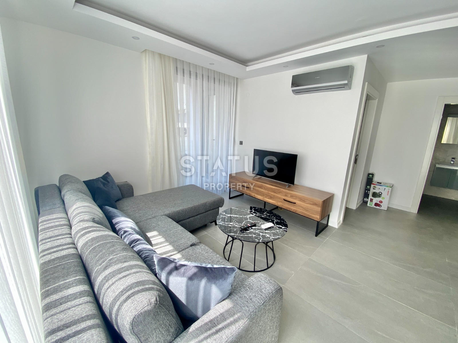 Двухкомнатная меблированная квартира в 150м от пляжа Клеопатра. 50м2 фото 13