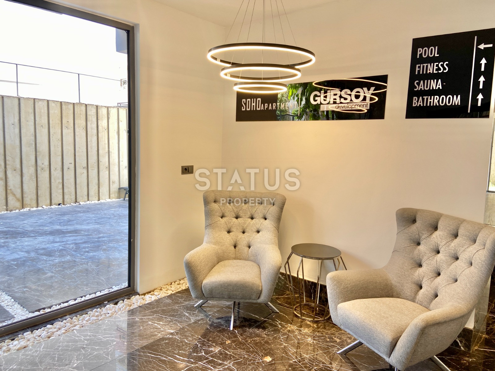 Двухкомнатная меблированная квартира в 150м от пляжа Клеопатра. 50м2 фото 18