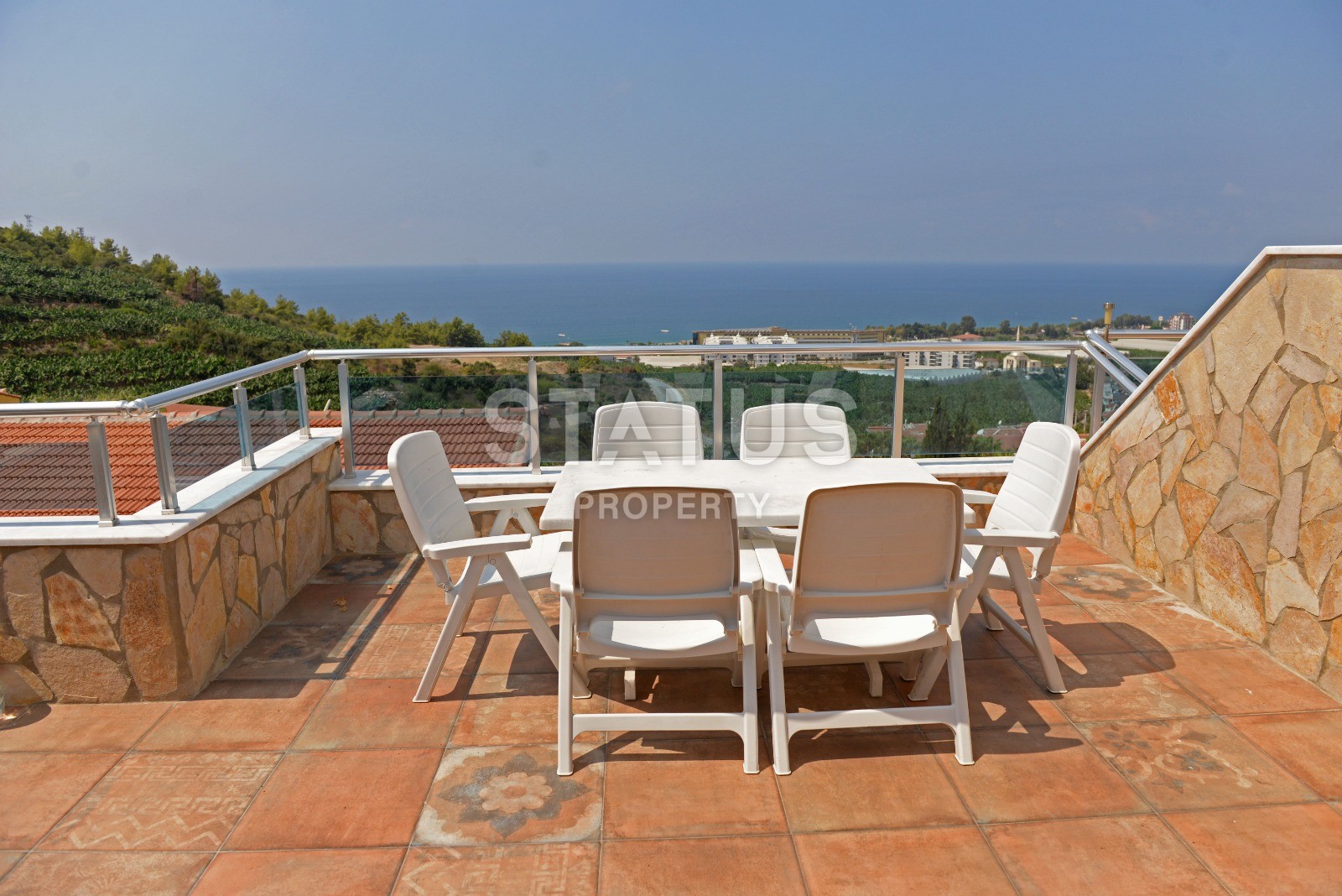 Three-level furnished villa with a sea view, Kargizdak, 190 m2 фото 10