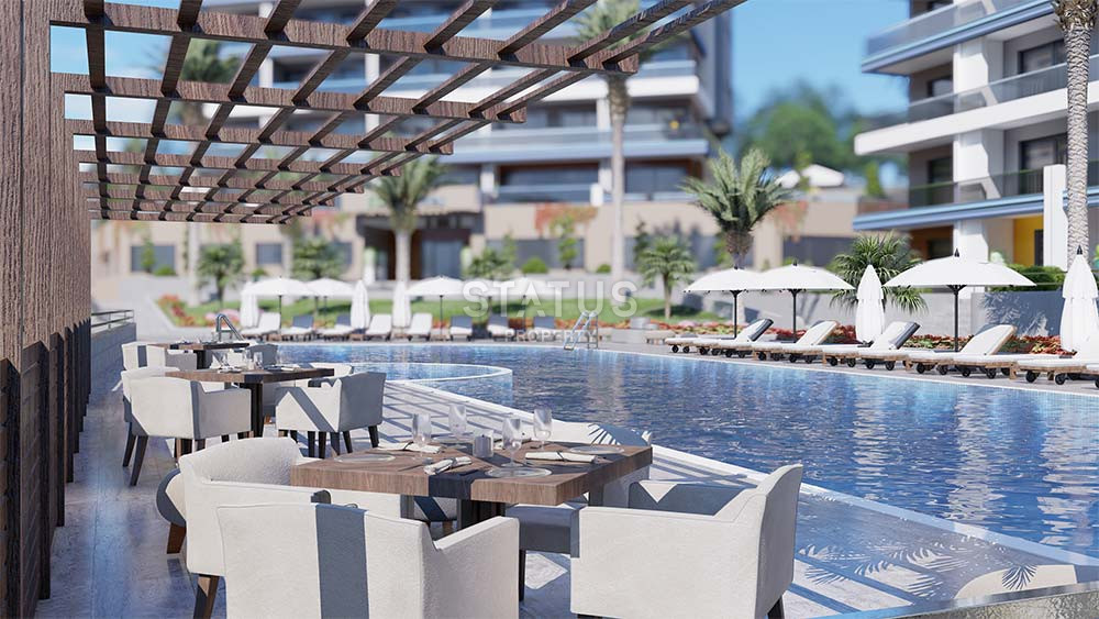 Apartment 1+1 in a new residential complex in Kargicak. 55m2 фото 4