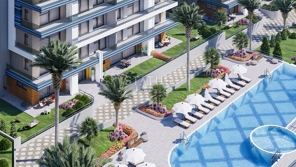 Apartment 1+1 in a new residential complex in Kargicak. 55m2 фото 18