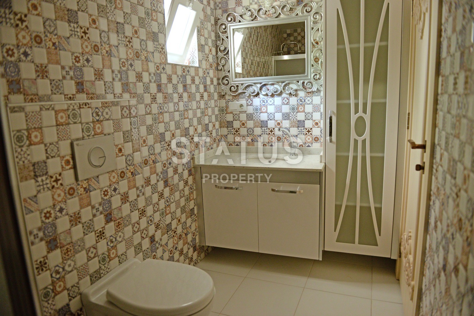 Three-level furnished villa with a sea view, Kargizdak, 190 m2 фото 14