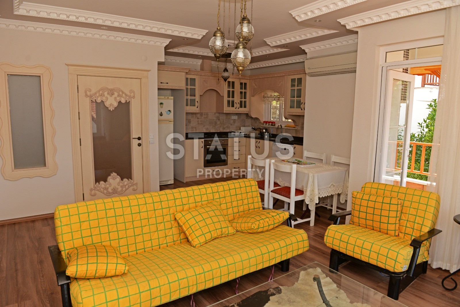 Three-level furnished villa with a sea view, Kargizdak, 190 m2 фото 3