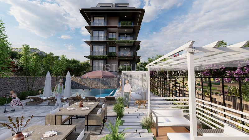 Новый шикарный проект в Кестеле в 200 метрах от моря, 52-111 м2 фото 2