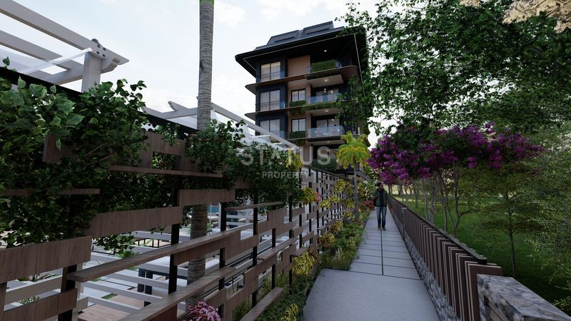 Новый шикарный проект в Кестеле в 200 метрах от моря, 52-111 м2 фото 3