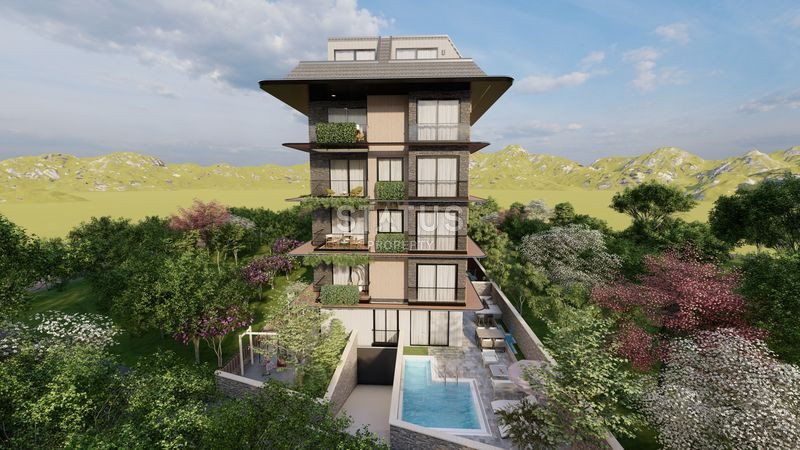 Новый шикарный проект в Кестеле в 200 метрах от моря, 52-111 м2 фото 18