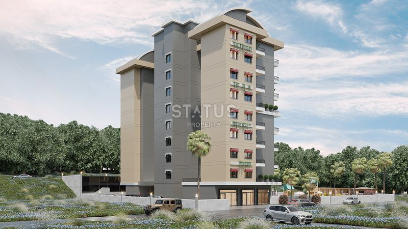 Новый проект на стадии строительства в Авсалларе в 1800 метрах от моря, 40-154 м2 фото 3