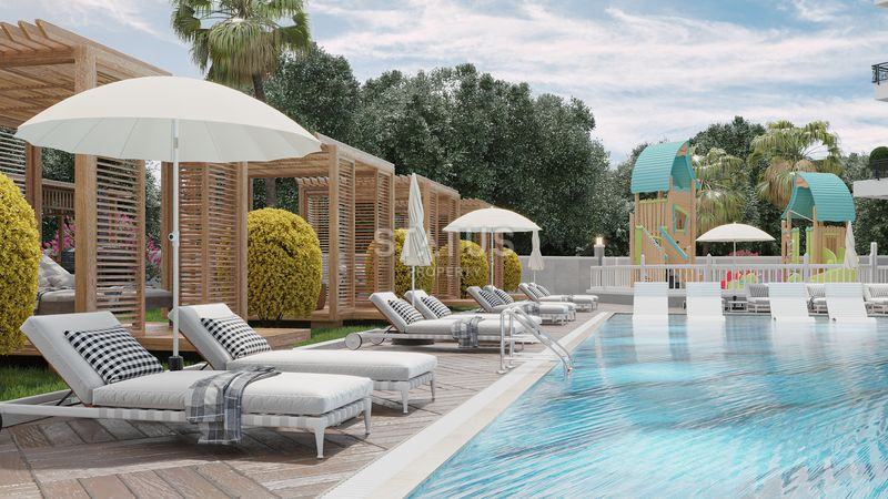 Новый проект на стадии строительства в Авсалларе в 1800 метрах от моря, 40-154 м2 фото 4