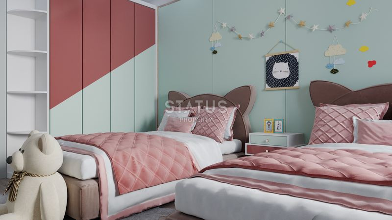 Новый проект на стадии строительства в Авсалларе в 1800 метрах от моря, 40-154 м2 фото 9