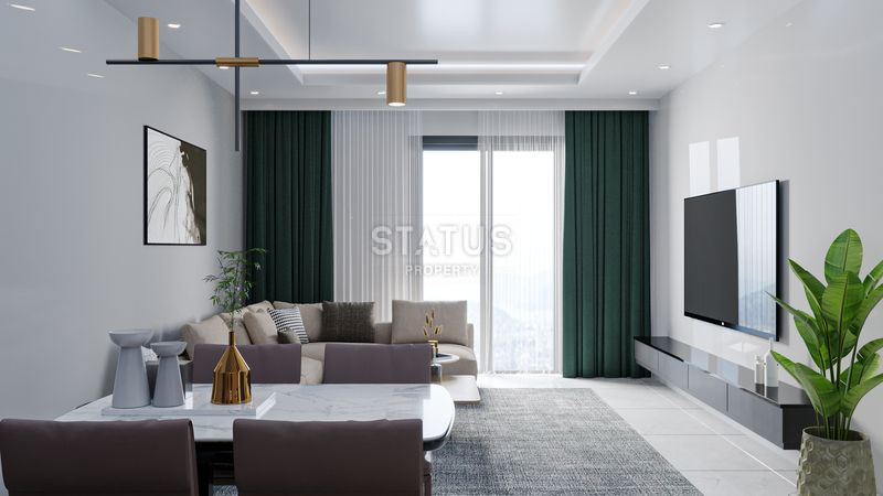 Новый проект на стадии строительства в Авсалларе в 1800 метрах от моря, 40-154 м2 фото 10