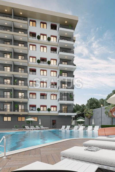 Новый проект на стадии строительства в Авсалларе в 1800 метрах от моря, 40-154 м2 фото 12