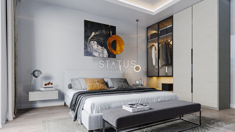 Новый проект на стадии строительства в Авсалларе в 1800 метрах от моря, 40-154 м2 фото 14