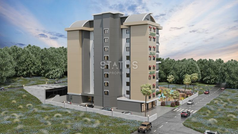 Новый проект на стадии строительства в Авсалларе в 1800 метрах от моря, 40-154 м2 фото 16