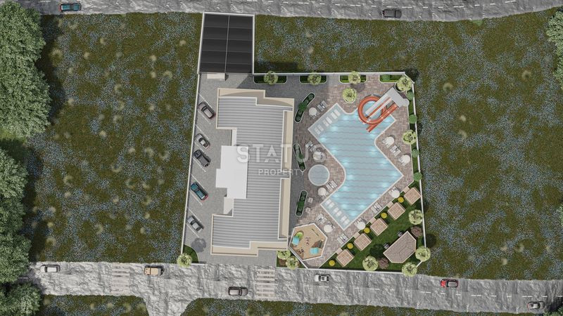 Новый проект на стадии строительства в Авсалларе в 1800 метрах от моря, 40-154 м2 фото 18