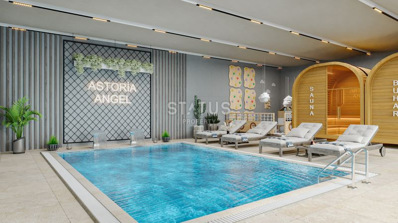 Новый проект на стадии строительства в Авсалларе в 1800 метрах от моря, 40-154 м2 фото 28