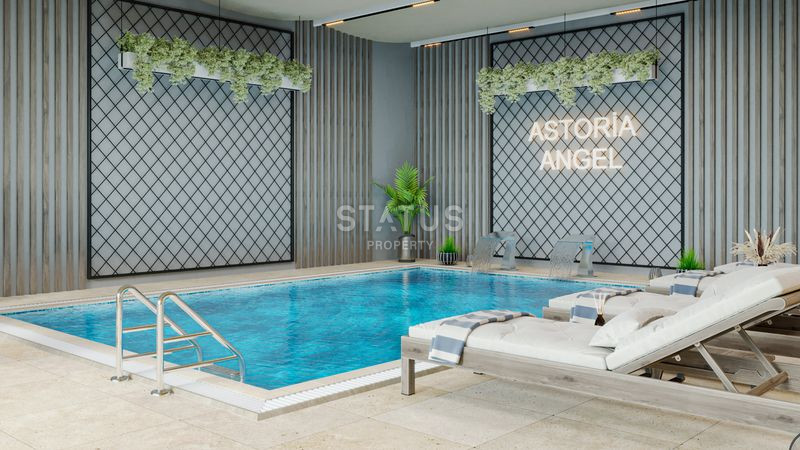 Новый проект на стадии строительства в Авсалларе в 1800 метрах от моря, 40-154 м2 фото 31