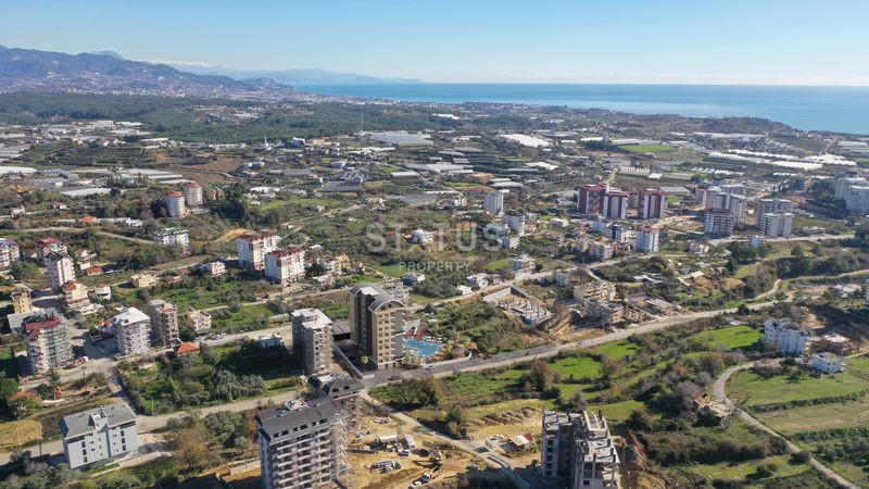 Новый проект на стадии строительства в Авсалларе в 1800 метрах от моря, 40-154 м2 фото 35