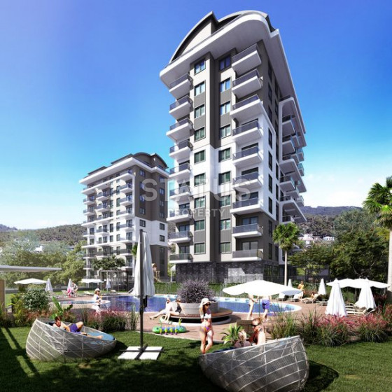 Новый шикарный проект на стадии строительства в Авсалларе, 54 м2 – 145 м2 фото 1
