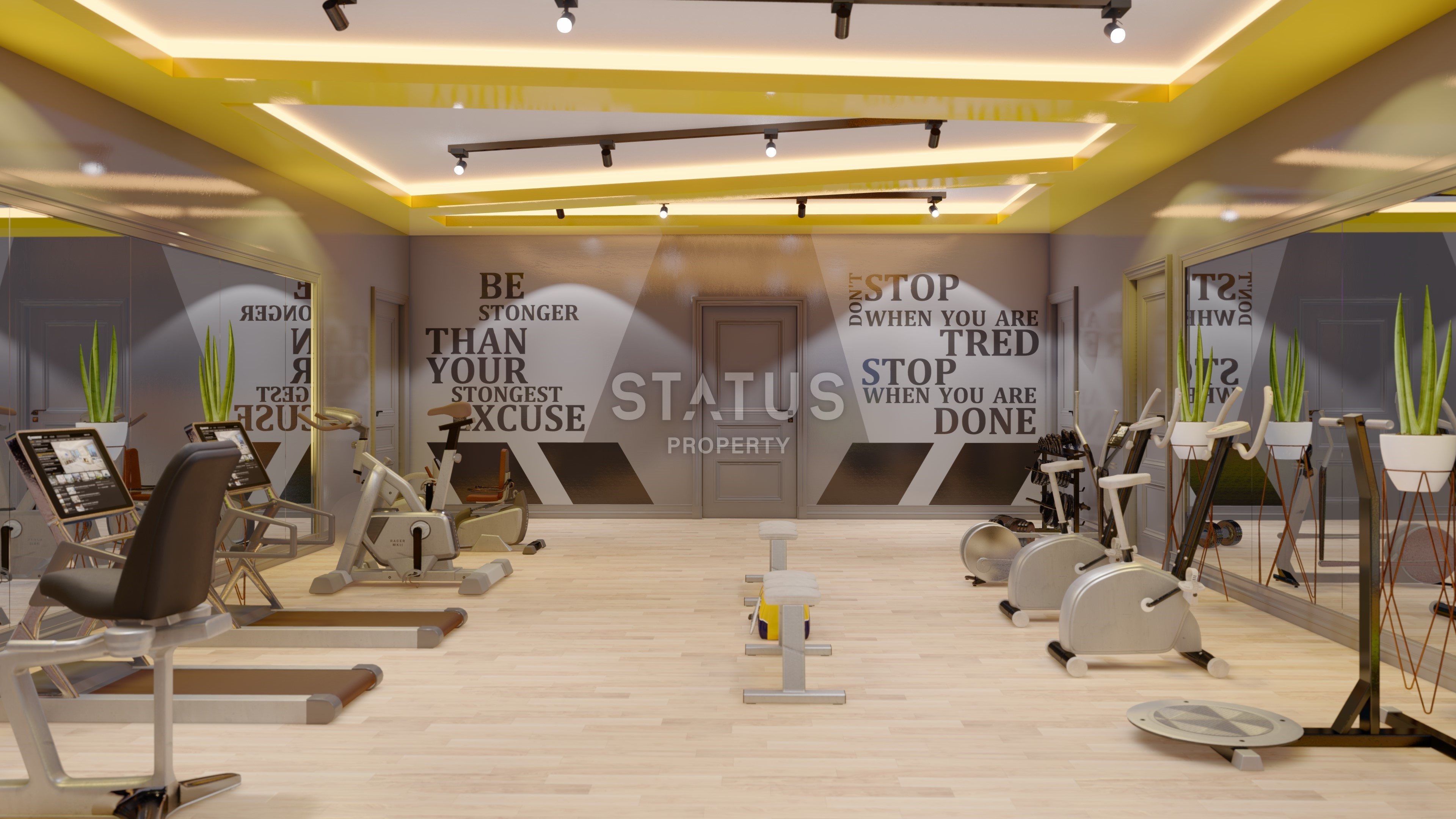 Стильный проект возле Таврских гор в районе Каргыджак, 61 – 214 м2 фото 23