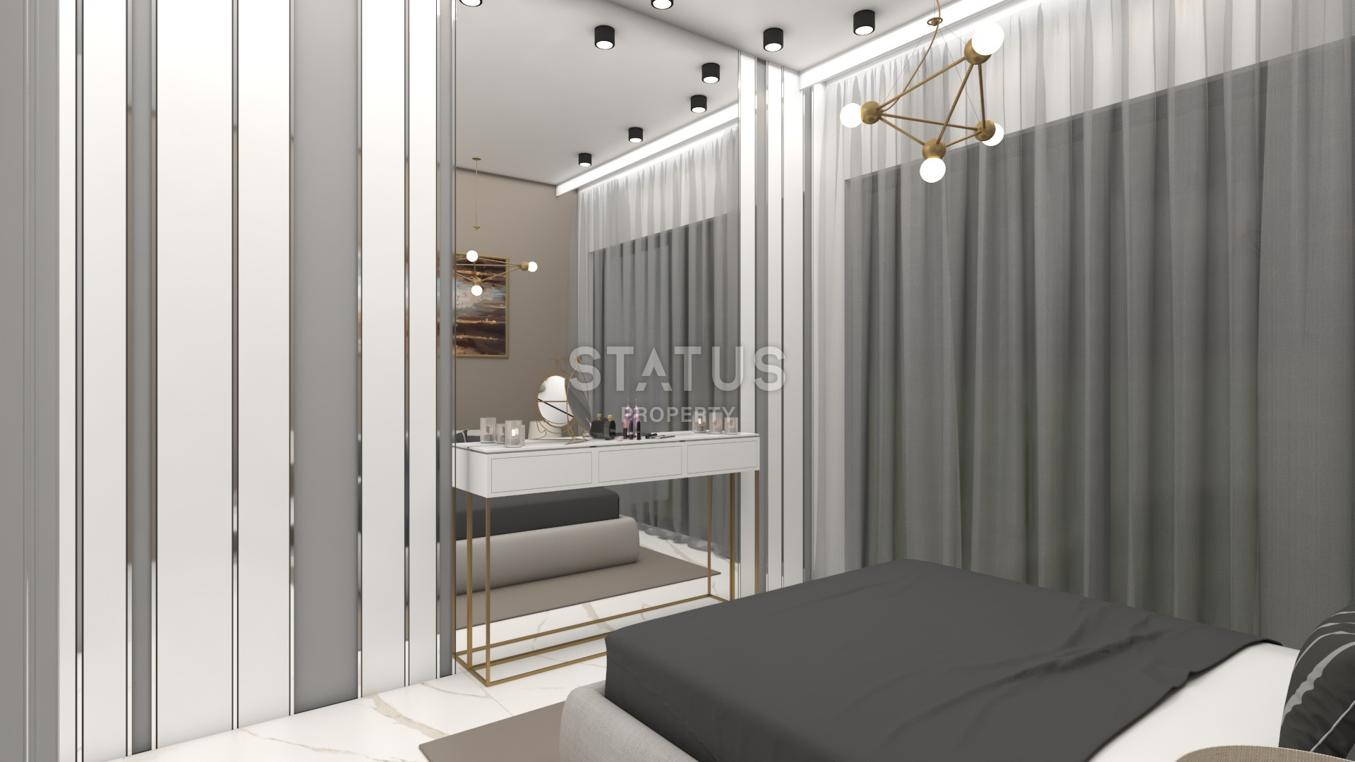 Стильный проект возле Таврских гор в районе Каргыджак, 61 – 214 м2 фото 28