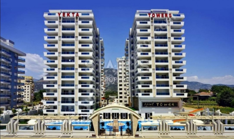 Меблированные апартаменты 2+1 в Махмутларе 350м от моря. 120 м2. фото 1