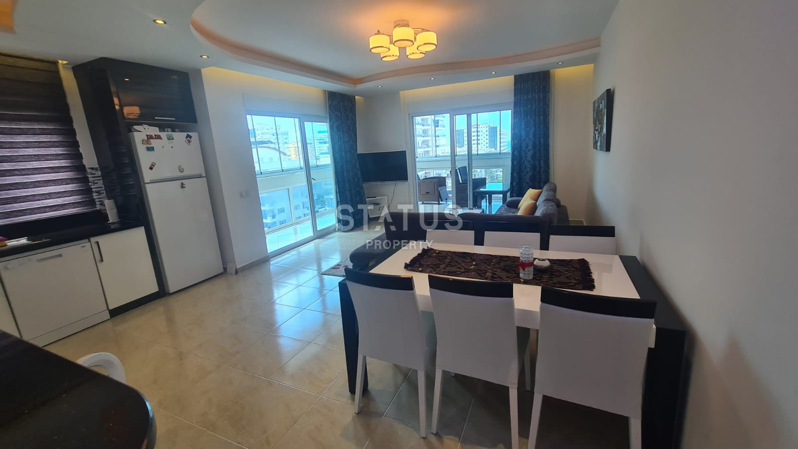 Меблированные апартаменты 2+1 в Махмутларе 350м от моря. 120 м2. фото 3