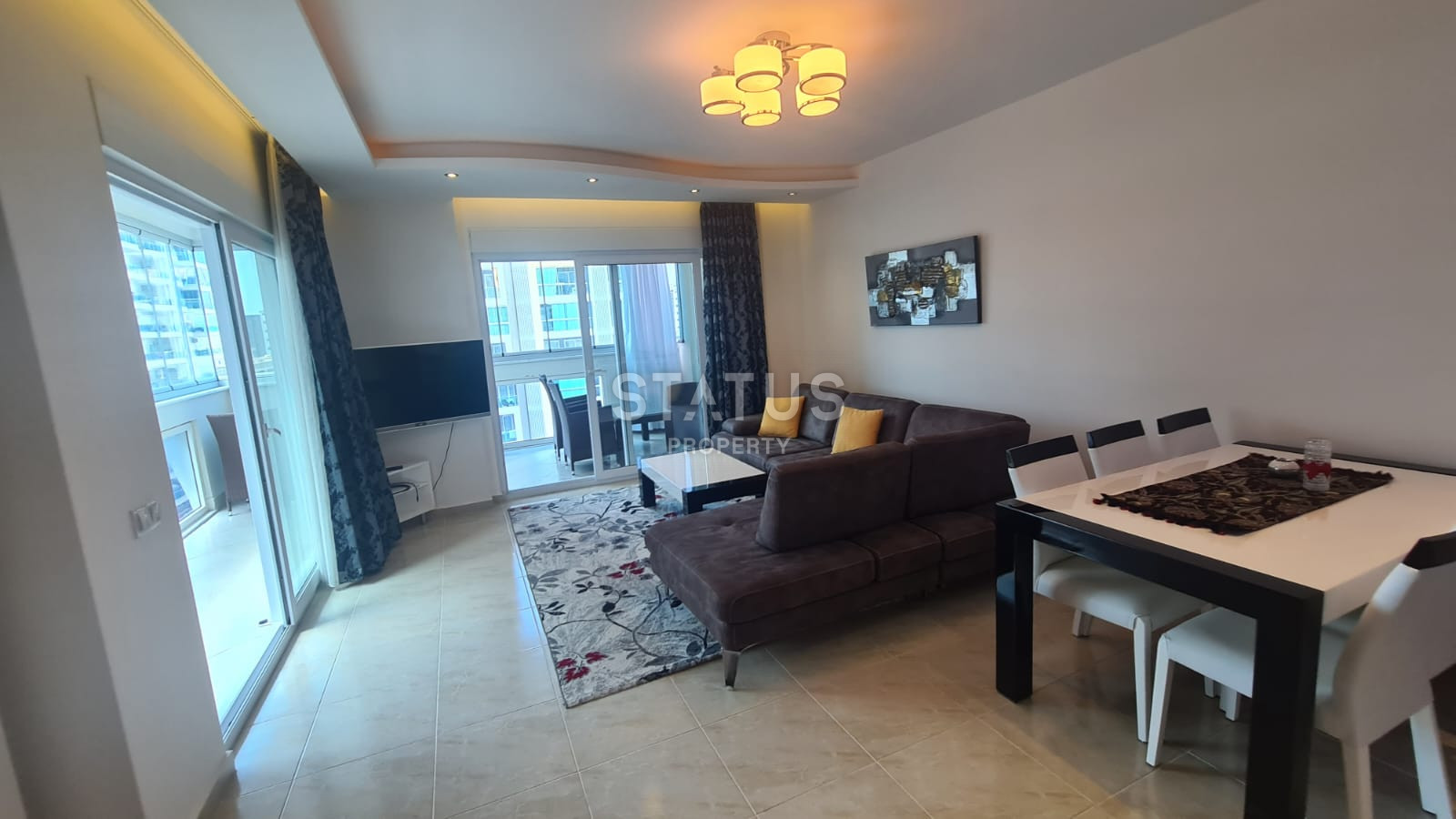 Меблированные апартаменты 2+1 в Махмутларе 350м от моря. 120 м2. фото 4