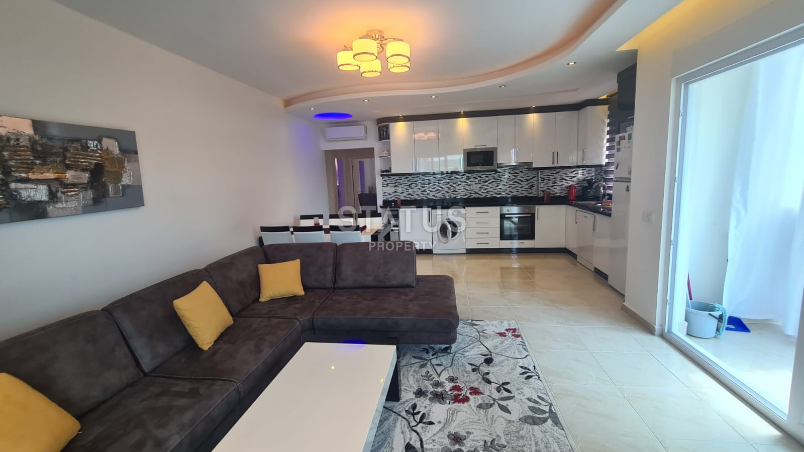 Меблированные апартаменты 2+1 в Махмутларе 350м от моря. 120 м2. фото 6