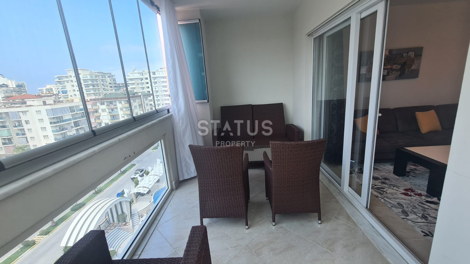 Меблированные апартаменты 2+1 в Махмутларе 350м от моря. 120 м2. фото 14