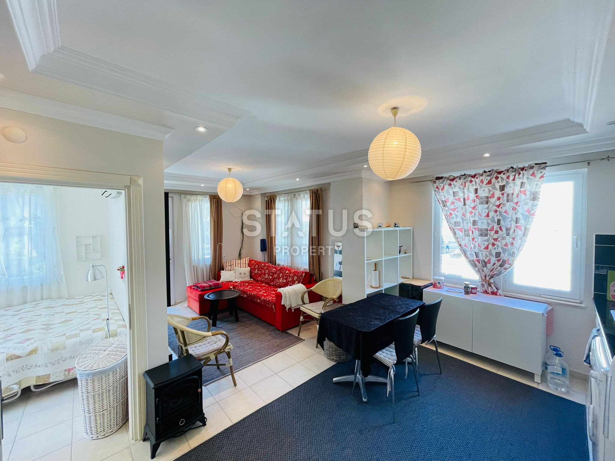 One bedroom apartment 300m from Cleopatra beach. 50 m2 фото 4