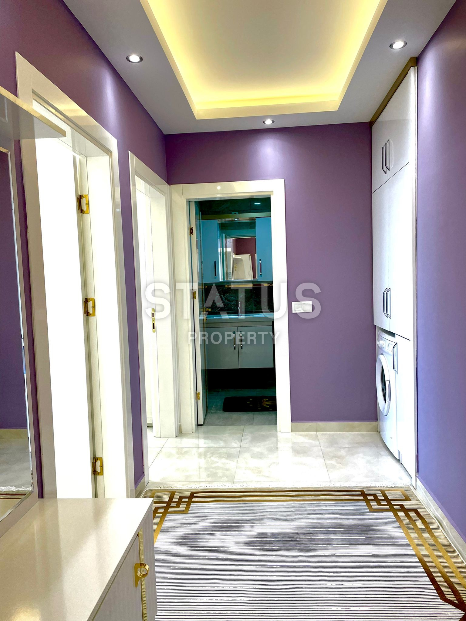 Трёхкомнатная меблированная квартира в 400м от моря в Кестеле, 90м2 фото 11