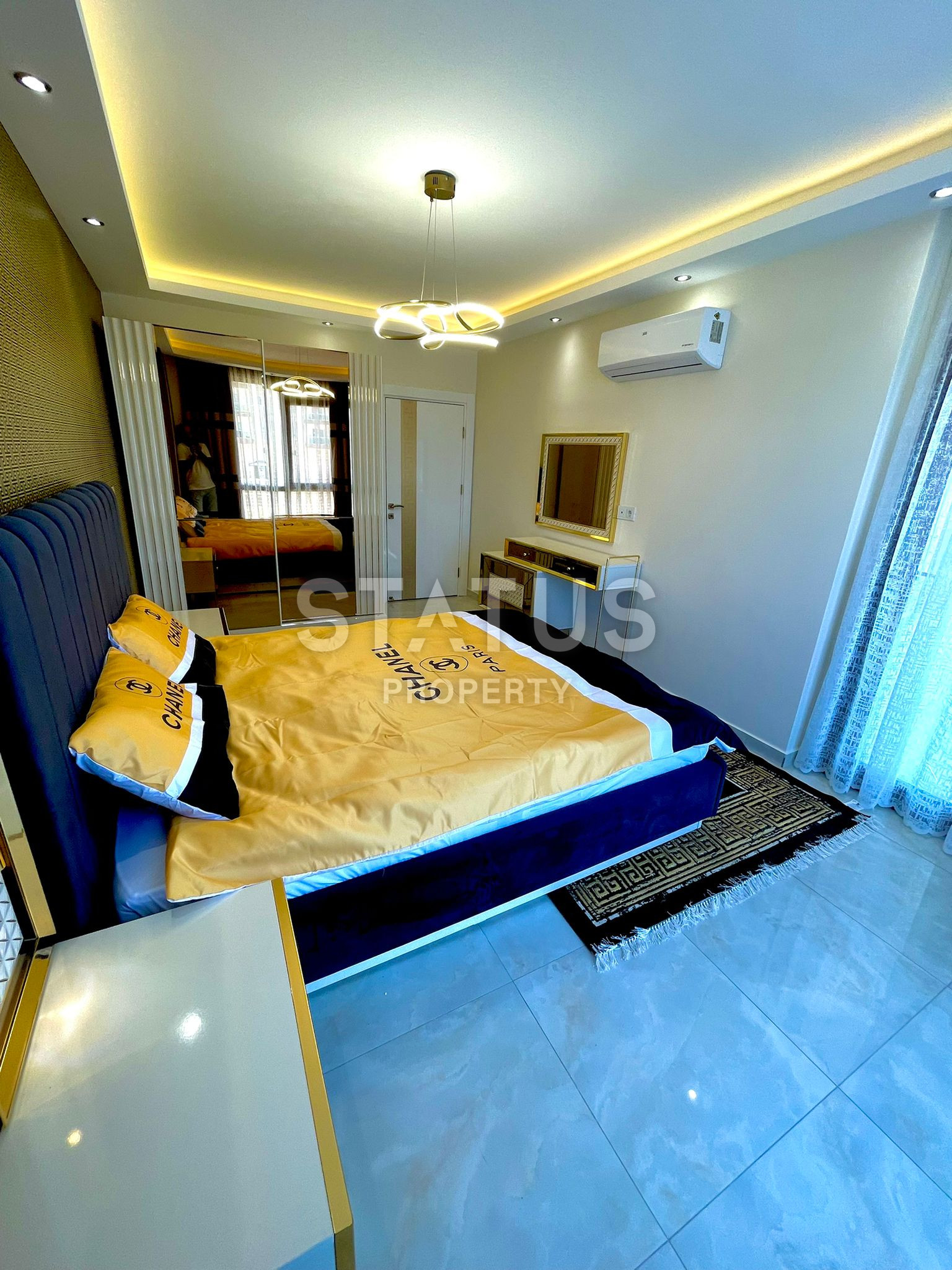 Трёхкомнатная меблированная квартира в 400м от моря в Кестеле, 90м2 фото 12